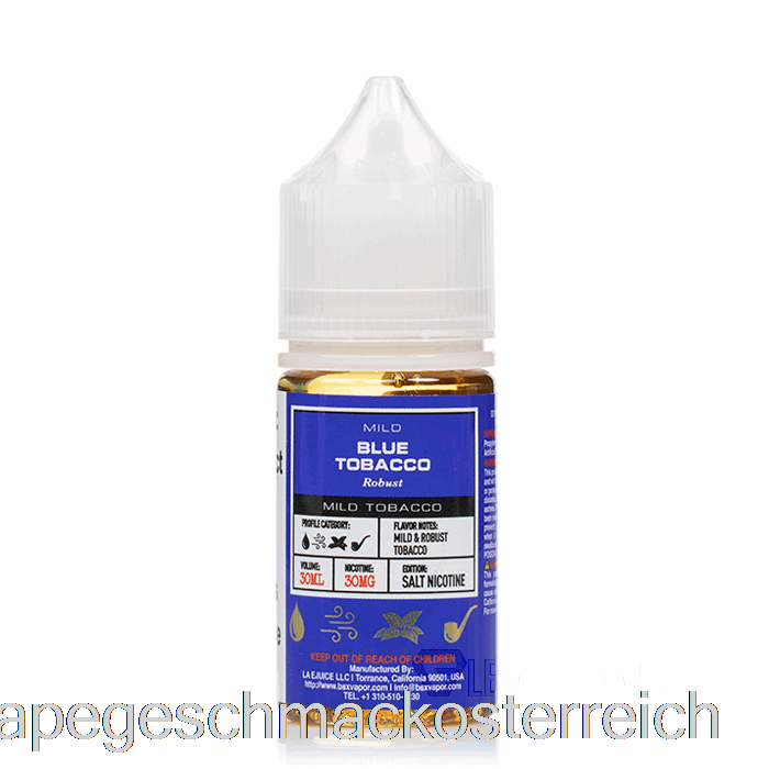 Blauer Tabak – BSX-Salzserie – 30 Ml, 50 Mg Vape-Geschmack